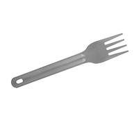 Picysa Ensemble de Couverts Légers en Titane pour le Camping en Plein Air, Fourchette et Cuillère Durables, Couverts en Métal Portables, 1 X Couleur Titane (fourche en)