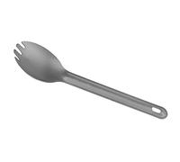 Picysa Ensemble de Couverts Légers en Titane pour le Camping en Plein Air, Fourchette et Cuillère Durables, Couverts en Métal Portables, 1 X Couleur Titane (Cuillère et fourchette en)