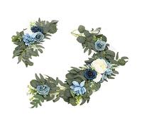 Picysa Ensemble de Fausses Fleurs, Décoration d'arc de Fleurs Artificielles, Signes de Cérémonie de Réception de Bienvenue de Mariage, Décorations (18058-HL)