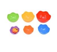 Picysa Ensemble de Jouets de Tasse Empilables de Baignoire pour bébé avec des Tasses Colorées pour Un Plaisir éducatif de L'heure du Bain pour Les Bébés de 6 Mois et Plus - Matière Plastique Sûre