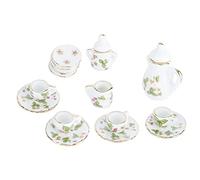 Picysa Ensemble de Mini Tasses à thé 1/12, Ensemble de Tasses à thé en Céramique 1/12, Décoration de Cuisine de Maison de Poupée, Détails et Savoir-Faire élevés pour Accessoire de Décoration de (3