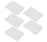 Picysa Ensemble de Moules de Masque à Lèvres Transparents de Haute qualité, Plaque de Masque à Lèvres Facile à Nettoyer pour le Soin des à Faire Soi-même, Idéal pour un Usage Domestique et les