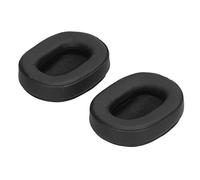 Picysa Ensemble de Remplacement D'oreillettes en Mousse à Mémoire de Forme pour Une Utilisation Confortable des écouteurs, Compatible avec ATH-MSR7 M50X M20 M40, Cuir de qualité Souple, 2 Pièces