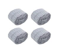 Picysa Ensemble de Rubans en Dentelle, 4 Pièces, Rétro Exquis, Doux au Toucher, Accessoires Décoratifs pour Emballage Cadeau, Bijoux à Bricoler Soi-même, Nylon 10m (Gris)