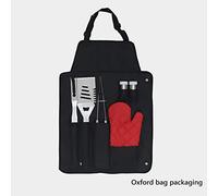 Picysa Ensemble D'outils de Barbecue en Acier Inoxydable, Kit de Barbecue 8 Pièces avec Sac de Rangement, Kit D'accessoires de Grillade, Tablier pour Camping de Fête en Intérieur et en Extérieur