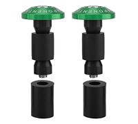 Picysa Extrémités de Guidon de Moto, Bouchons d'extrémité de Barre en Aluminium Universels de 22 Mm 7/8 Pouces, Bouchons de Bouchon de Curseur d'extrémité de Guidon, Compatibles avec les VTT de (Vert)