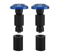 Picysa Extrémités de Guidon de Moto, Bouchons d'extrémité de Barre en Aluminium Universels de 22 Mm 7/8 Pouces, Bouchons de Bouchon de Curseur d'extrémité de Guidon, Compatibles avec Les VTT de