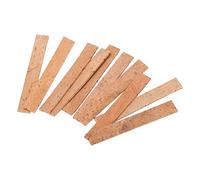 Picysa Feuille de Liège pour le Cou, Liège Souple et Durable pour Kit de Réparation de Clarinette, Couleur Bois, Facile à Utiliser, 10 Pièces