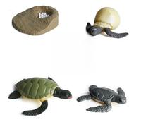 Picysa Figurines d'action en PVC, Modèle Animal de Simulation, Jouet de Poupée pour Enfants, Plaisir éducatif et Cycle de Croissance, Parfait pour Les Activités de Narration et de Jeu de Rôle (Verte)