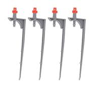 Picysa Goutteur D'irrigation 20 Pièces/Sacs avec Insert de Sol, Projecteurs D'irrigation Goutte à Goutte pour Arbres Fruitiers pour Le Jardinage (360 degrés avec Poteau)