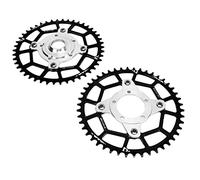 Picysa Jeu D'adaptateurs de Plateau 104BCD, en Alliage D'aluminium de Haute dureté, Moteur D'entraînement Central 46T, Conversion pour et (Noire)