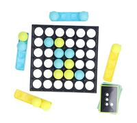 Picysa Jeu de Balle Rebondissante 2 Couleurs 9 Cartes 16 Balles Jeu de Balle de Bureau Interactif Parent Enfant