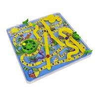 Picysa Jeu de société Serpent 3D pour S'amuser en Famille - Jeu Classique de Serpents et D'échelles avec Torsion 3D pour les Enfants à Partir de 3 Ans - Plastique, 320 X 320 X 65 Mm (Couleur assortie)