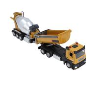 Picysa Jouet de Camion de Construction en Alliage, Véhicule de Camion à Benne Basculante avec Modèle de Mélangeur, Jouet pour Enfants, Jouets de Véhicule D'ingénierie, Modèle de Voiture pour Enfants