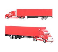 Picysa Jouet de Camion de Transport de Conteneurs, Modèle de Camion de Conteneur en Alliage, Collection de Modèles de Voitures, Jouet de Modèle de Remorque de Véhicule de Simulation pour la (Style 3)
