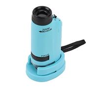 Picysa Jouet éducatif de Microscope Portatif pour Enfants avec Source de Lumière de qualité Supérieure et Objectif Grand Angle pour L'exploration en Plein Air et L'apprentissage Scientifique (Bleu