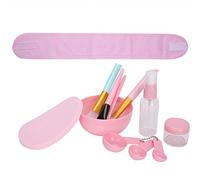 Picysa Kit de Masque Facial avec Bâton de Brosse Souple, pour Soins Personnels à Domicile, Matière Plastique, 12 Pièces