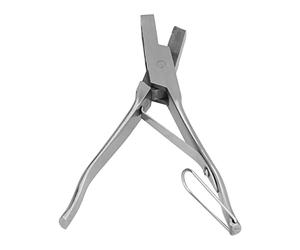 Picysa Langue d'oreille, en Forme de U, en Acier Inoxydable, Canne à Oreille Animale pour équipement D'élevage Agricole