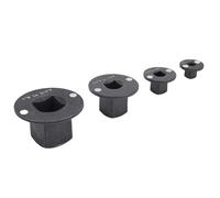 Picysa Lot de 4 adaptateurs de douille à impact faible encombrement, support magnétique, design empilable pour les zones étroites, 1" M-3/4" F, 3/M-1/2 F, /2 -/8, /8