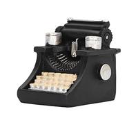Picysa Machine à écrire Miniature, Accessoires Décoratifs de Style Vintage pour Poupées à échelle 1/6, Petite Taille 55x53x48mm