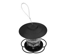 Picysa Mangeoire à Oiseaux Suspendue, Récipient Transparent en ABS Durable, Grande capacité de 1 L avec Conception en Pavillon pour Protéger Les Oiseaux, Après étirement pour Nourrir Les