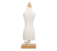 Picysa Mannequin de Couture pour Vêtements en Toile de 12,2 Pouces avec Base en Bois pour la Fabrication de Patrons de Couture, Support de Vêtements pour Femme, Forme de Robe pour Femme,