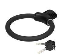 Picysa Mini Anneau de Verrouillage de Vélo en Alliage de Zinc, Accessoire Antivol pour une Conduite en Toute sécurité, 140x110mm (Noir mat)