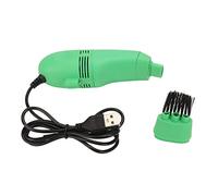 Picysa Mini Collecteur de Poussière D'ongles, Aspirateur de Bureau, Robot Portable, Petit Aspirateur USB avec Brosse et Lampe pour Petits Objets, Miettes, Flocons (Verte)