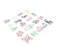 Picysa Mini Trombones en Métal, 100 Pièces, Design coloré pour L'organisation des Documents, Idéal pour les Projets Scolaires et le Travail de Bureau