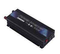 Picysa Onduleur de Puissance de Voiture, Convertisseur d'onde Sinusoïdale D'inverseur de Puissance de Voiture avec Ventilateur de Refroidissement de Port USB 3000 W DC 12 V à AC (220V)