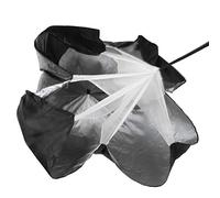 Picysa Parachute de Footballeur en Cours D'exécution 20 × 9 × 8 Entraînement Résistance Parachute Puissance Parapluie Poids Course Exercice de Force Noir