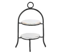 Picysa Présentoir à Cupcakes pour Maison de Poupée, Mini Présentoir à Gâteaux pour Maison de Poupée à L'échelle 1:12, Solutions de Décoration et de Rangement pour Le Salon, Accessoires Miniatures