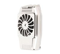 Picysa Refroidisseur de Téléphone Portable, Radiateur Super Silencieux, pour Jeux Mobiles, Streaming en Direct, Téléphones Mobiles, compatibilité Universelle (Argent)