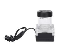 Picysa Réservoir de Pompe de Refroidissement par Eau 550L/H, Système de Refroidissement CPU Haute efficacité pour Ordinateur 10W 12V, Conception Acrylique