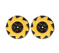 Picysa Roue Omni Robot Mecanum, Pièces de Voiture Intelligentes, Accessoires, Composants de Jouets Omnidirectionnels, Bricolage, 48mm (1 paire)