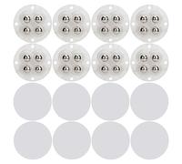 Picysa Rouleaux Auto-adhésifs pour Salon de beauté, 8 Pièces, Mini Boule à roulettes en Acier, Roue Universelle pour Poubelle, 4 Boules