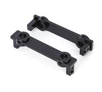 Picysa Siège de Fixation de Voiture RC, Accessoire de Mise à Niveau en Alliage D'aluminium avec Résistance à la Corrosion pour RGT 136100 1/10, adapté pour Horizon ECX FTX (Noir 680026BL)