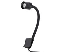Picysa Spot Lumineux pour Aquarium, Bras de Serrage Rotatif à 360 °, Imperméabilisation IP65, Mini Projecteur LED USB pour Aquarium pour Aquascapes Couleur: Noir