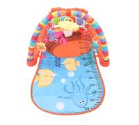 Picysa Tapis de Jeu Multifonctionnel pour bébé, Jeu de Musique Douce, Salle de Sport pour Nourrissons et Tout-Petits, 74x56x43cm (Piano à pédales Motif océan (Rouge))