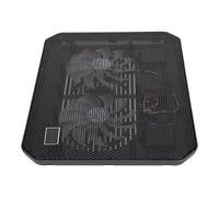 Picysa Tapis de Refroidissement pour Ordinateur Portable, Double Ventilateur, Refroidisseur Ergonomique et Silencieux pour Ordinateurs Portables de Moins de 17 Pouces, Parfait pour Les Jeux et Le