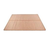 Picysa Tapis de Sol d'été en Bois, Matelas Rafraîchissant, Pliable et Double Face, en Rotin tressé, Respirant et Antiadhésif, pour Un Confort Optimal des Personnes âgées, des Enfa (180 * 195cm)