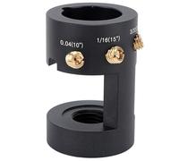 Picysa Tête d'affûtage pour électrodes de soudage, tête d'affûtage d'électrodes, tête d'affûtage d'électrodes de soudage, alliage d'aluminium, outil de meulage d'électrode multi-angle