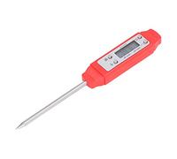 Picysa Thermomètre Alimentaire Numérique, Thermomètre de Style Stylo D'étalonnage Automatique, de Poche électronique de Haute Précision, Mesure Précise des Températures de Cuisson (Rouge)