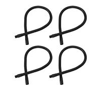 Picysa Tuyau de Lampe à Col de Cygne en Aluminium, Calibre 10mm, Flexible, pour Lampe de Table et de Bureau, Raccords D'éclairage, 4 Pièces (45 cm)