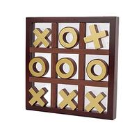Picysa XO Jeu de société en Bois, Jeu XO Toe, Décoration de Table Basse, de Puzzle Interactif pour Enfants et Famille