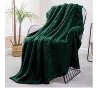 Pid Couverture à Chevron 130 x 170 cm Vert Forêt Jeté de lit canapé voyage 130_x_170_cm Vert Forêt COUVERTURE