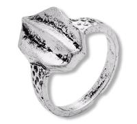 Pidak Bague Runique Fantasy en Métal Antique - Style gothique médiéval, accessoire mystique pour Cosplay ou collection, Zinc, Aucune pierre précieuse