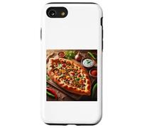 Pide Pizza à Pain Plat Turc Pâte à Feuilles Molles Coque pour iPhone SE (2020) / 7/8