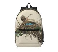 Pidgazdfgv Birds Nest Sac à dos pour ordinateur portable de 17 pouces pour l'école, les affaires, les vols, sac de w nd pour homme et femme
