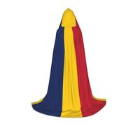 Pidgazdfgv Cape à capuche Drapeau du Tchad pour enfant Accessoires de déguisement pour fête Cosplay